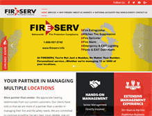 Tablet Screenshot of fireserv.info